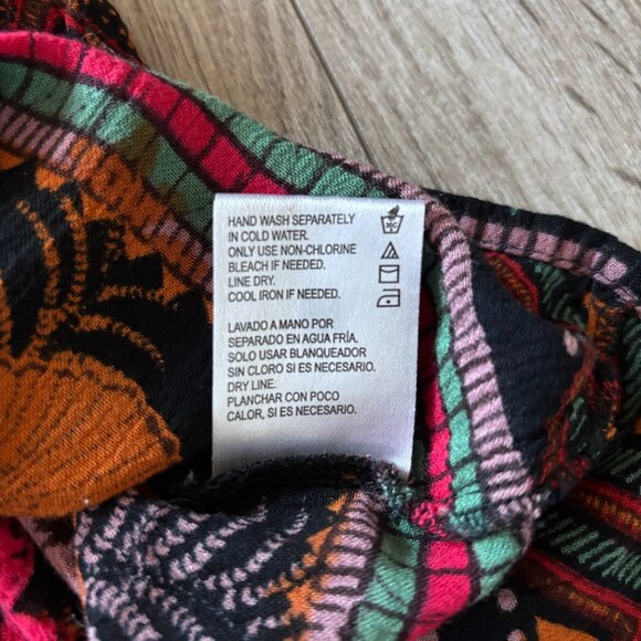 Patrons of Peace Floral Geometric Pattern Shorts Womens Small Colorful Boho - Picture 8 of 9